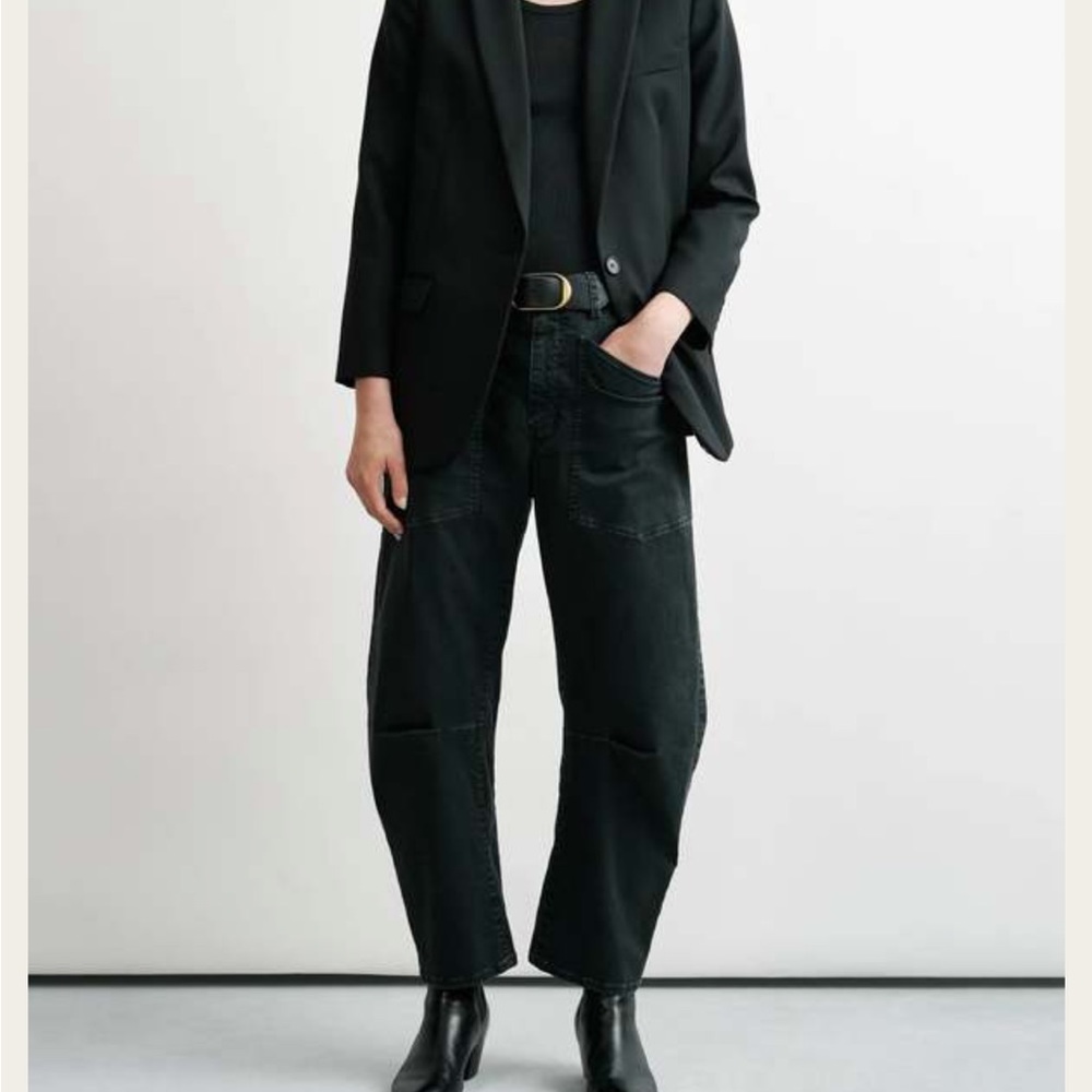 Nili Lotan Shon Pants Jet Black 4